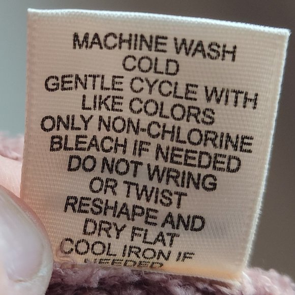 Sincerely Jules Mauve Long Sleeve Crop Top Size Small - Picture 10 of 15